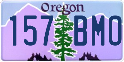 OR license plate 157BMO