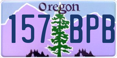 OR license plate 157BPB