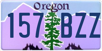 OR license plate 157BZZ