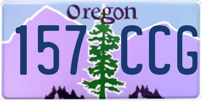 OR license plate 157CCG