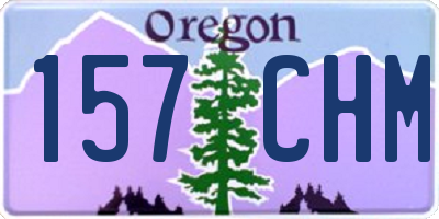OR license plate 157CHM