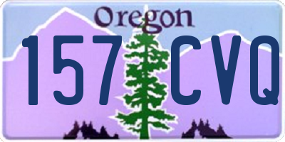 OR license plate 157CVQ