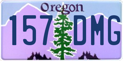 OR license plate 157DMG