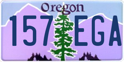 OR license plate 157EGA