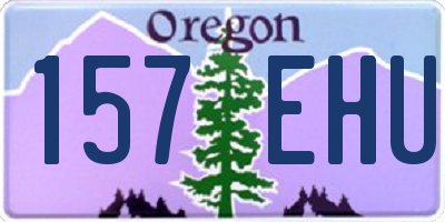 OR license plate 157EHU