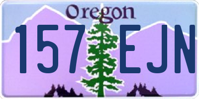 OR license plate 157EJN