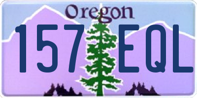 OR license plate 157EQL