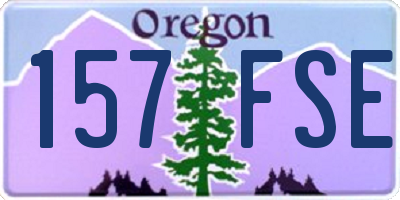 OR license plate 157FSE