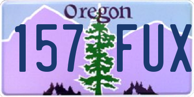 OR license plate 157FUX