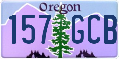 OR license plate 157GCB