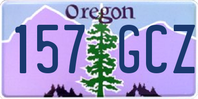 OR license plate 157GCZ