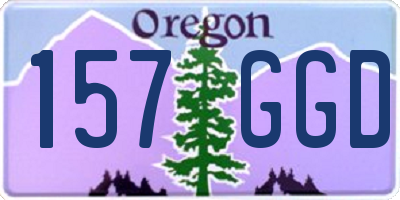 OR license plate 157GGD