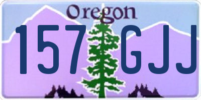 OR license plate 157GJJ