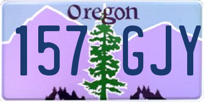 OR license plate 157GJY