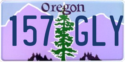 OR license plate 157GLY