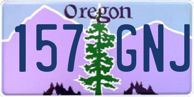 OR license plate 157GNJ