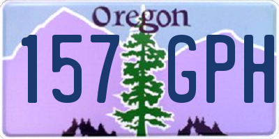 OR license plate 157GPH
