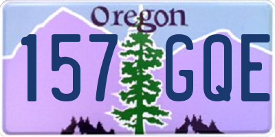 OR license plate 157GQE