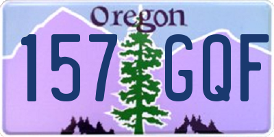 OR license plate 157GQF