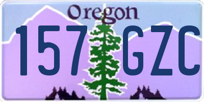 OR license plate 157GZC