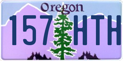 OR license plate 157HTH