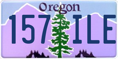 OR license plate 157ILE