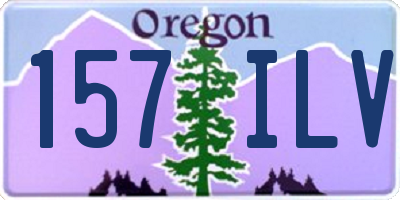 OR license plate 157ILV
