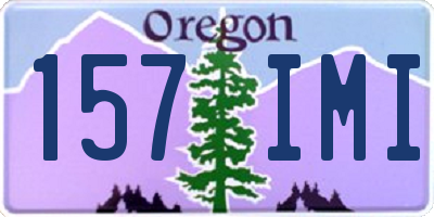 OR license plate 157IMI