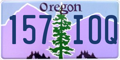 OR license plate 157IOQ