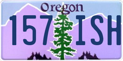 OR license plate 157ISH