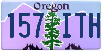 OR license plate 157ITH