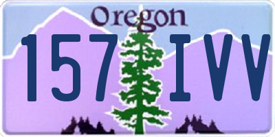 OR license plate 157IVV