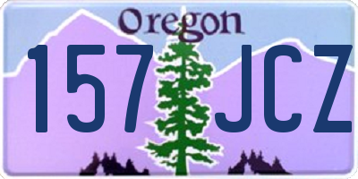 OR license plate 157JCZ