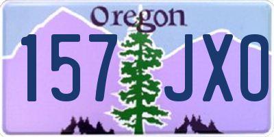 OR license plate 157JXO