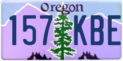 OR license plate 157KBE