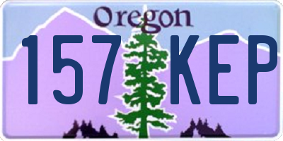 OR license plate 157KEP
