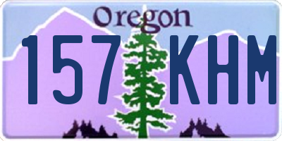 OR license plate 157KHM