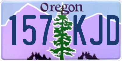 OR license plate 157KJD