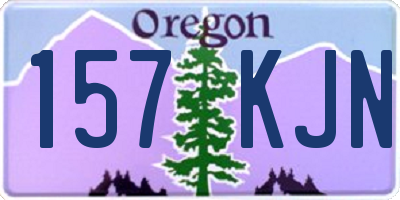 OR license plate 157KJN