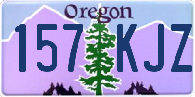 OR license plate 157KJZ