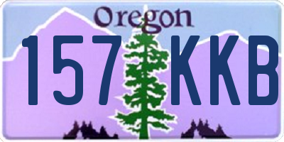 OR license plate 157KKB