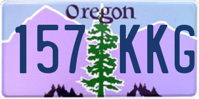 OR license plate 157KKG