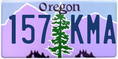 OR license plate 157KMA