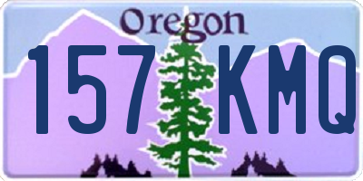 OR license plate 157KMQ