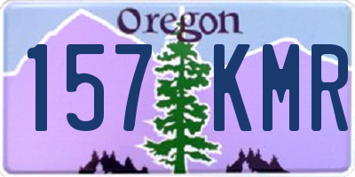 OR license plate 157KMR