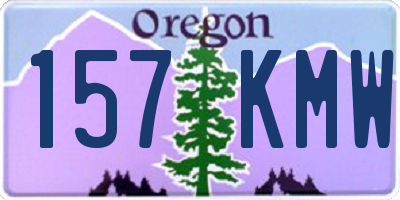 OR license plate 157KMW