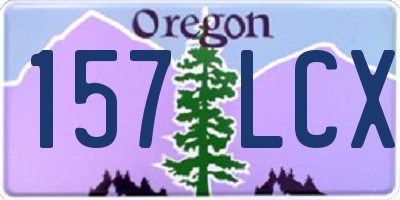 OR license plate 157LCX