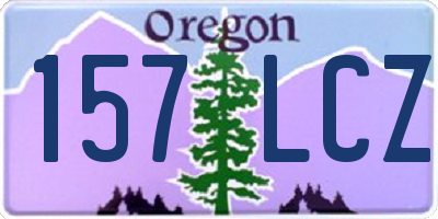 OR license plate 157LCZ