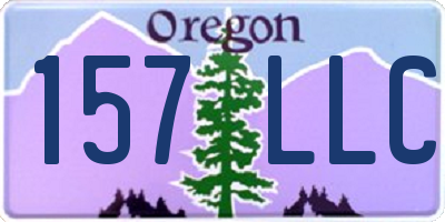 OR license plate 157LLC