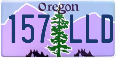 OR license plate 157LLD